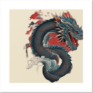 Chinese Dragon Posters and Art